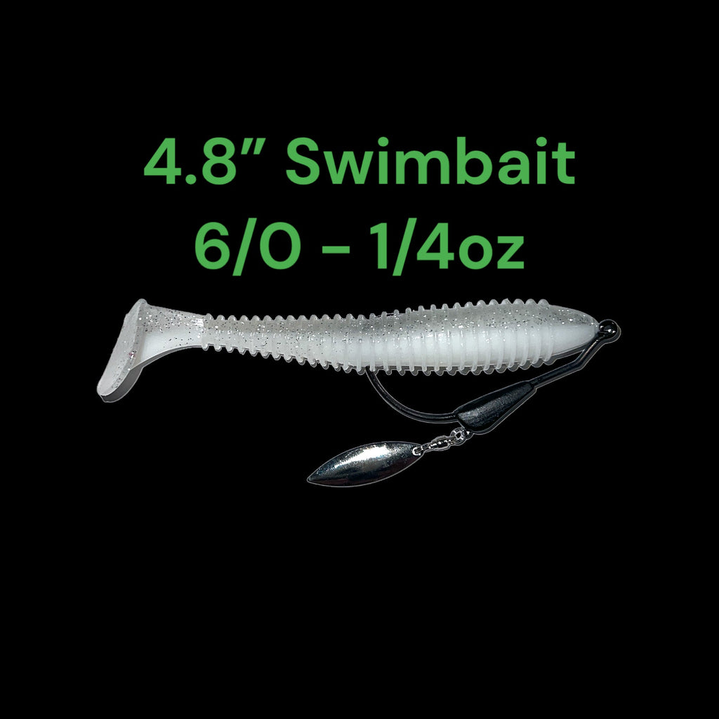 2 Pack - Tungsten Under Spin Hooks