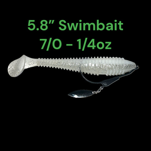 2 Pack - Tungsten Under Spin Hooks
